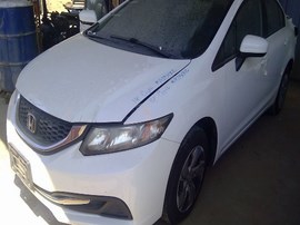 2014 HONDA CIVIC LX , WHITE, AT, 1.8L STK# A25172